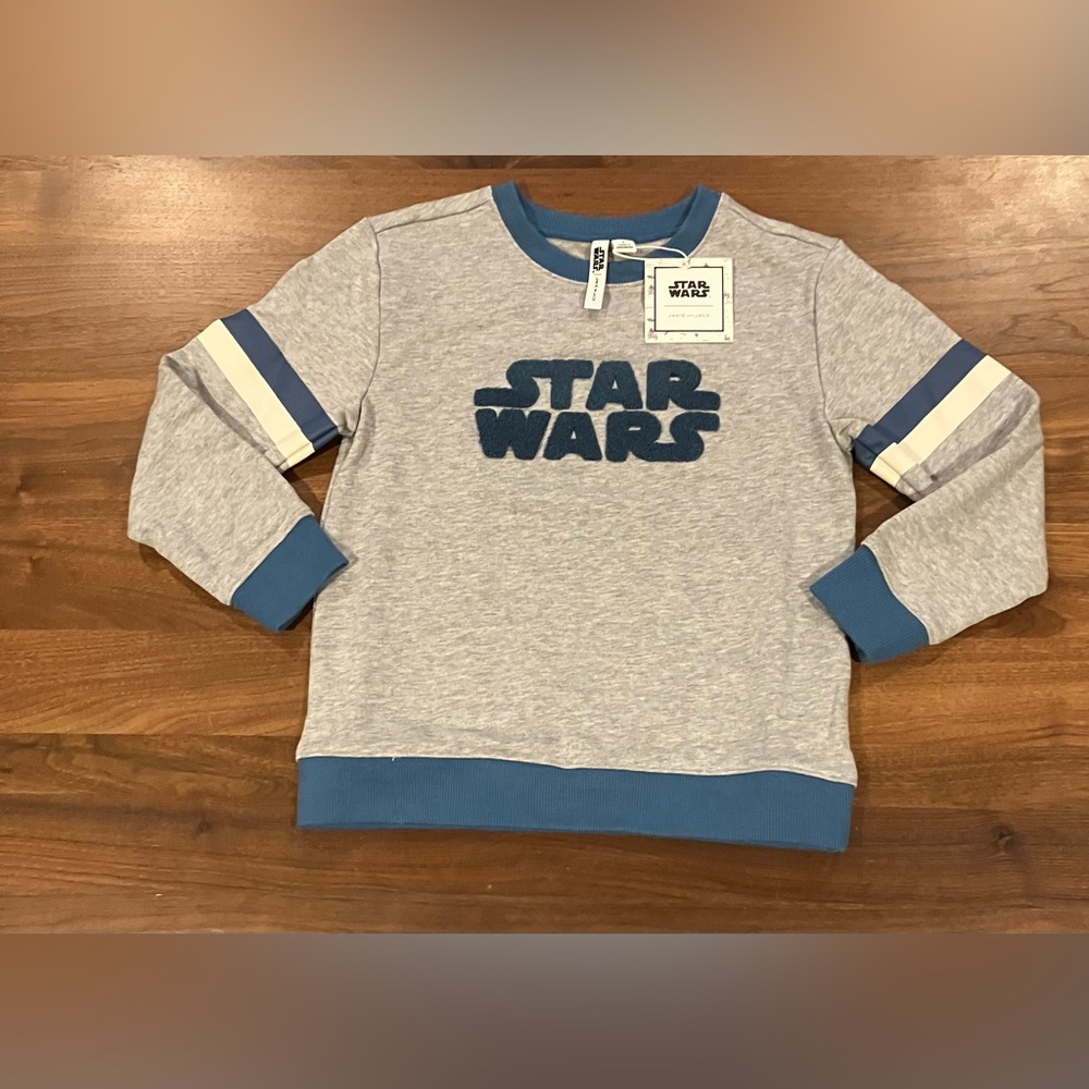 NWT- Janie and Jack Star Wars Sweatshirt - Picture 4 of 6